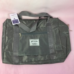 Laggnicty Travelling bags – Waterproof nylon material, grey waterproof carry-on bag with shoulder strap, versatile design