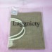 LAGGNICTY  Jute Tote Bags, 14.5" x 6.7" x 10.2" Pack of 1 Burlap Bridesmaid Bags, Burlap Beach Totes, Jute Travel Bags with handles, Tote Bag for DIY,Gym,Shopping,Wedding